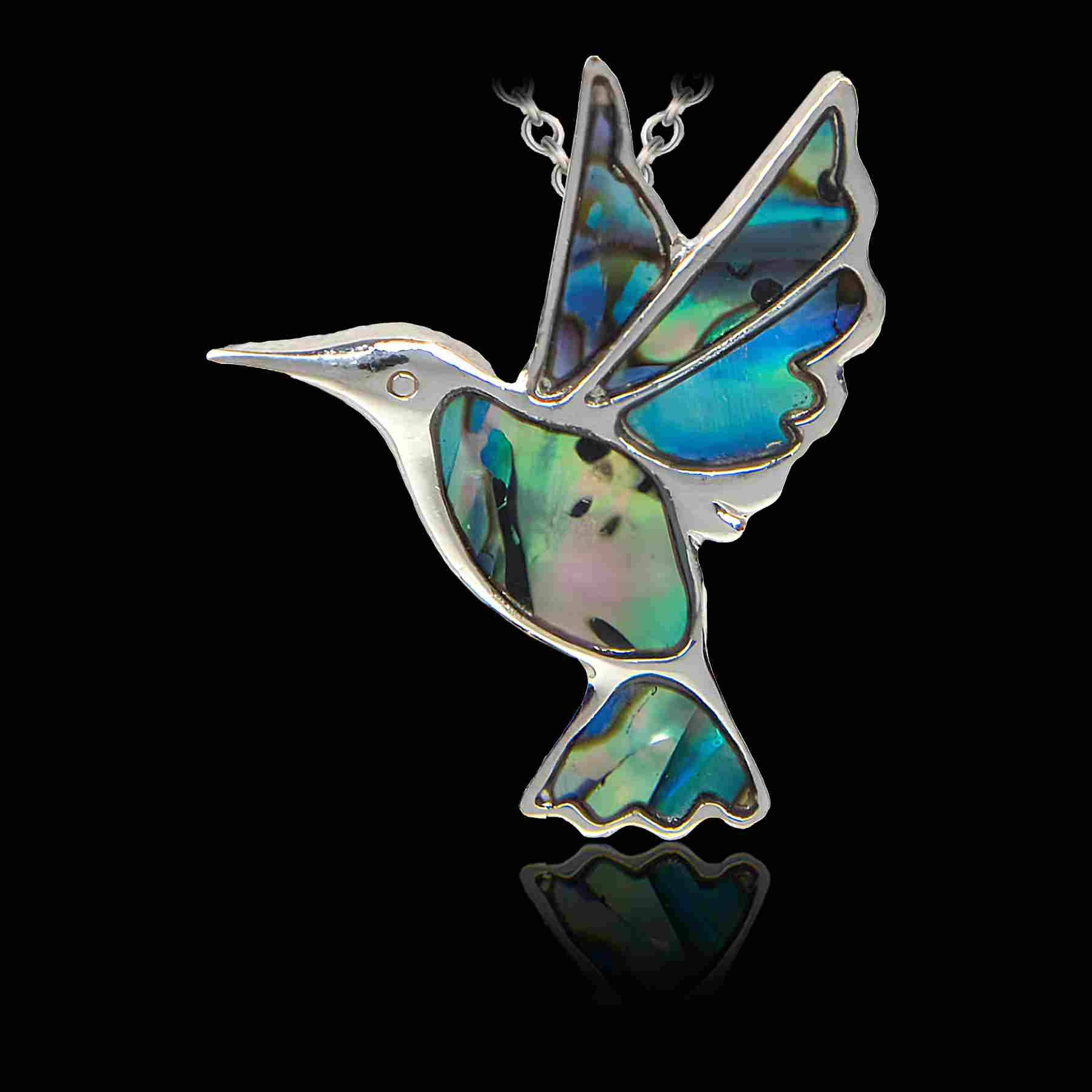 Glacier Pearle Hummingbird Necklace