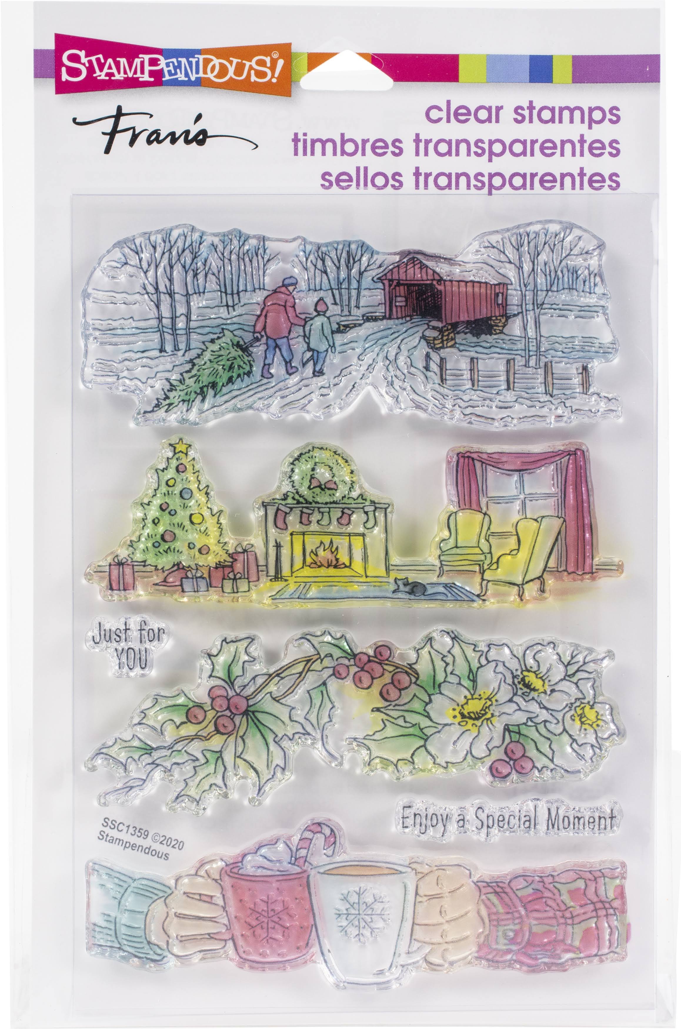 Stampendous - Christmas - Clear Photopolymer Stamps - Holiday Gift