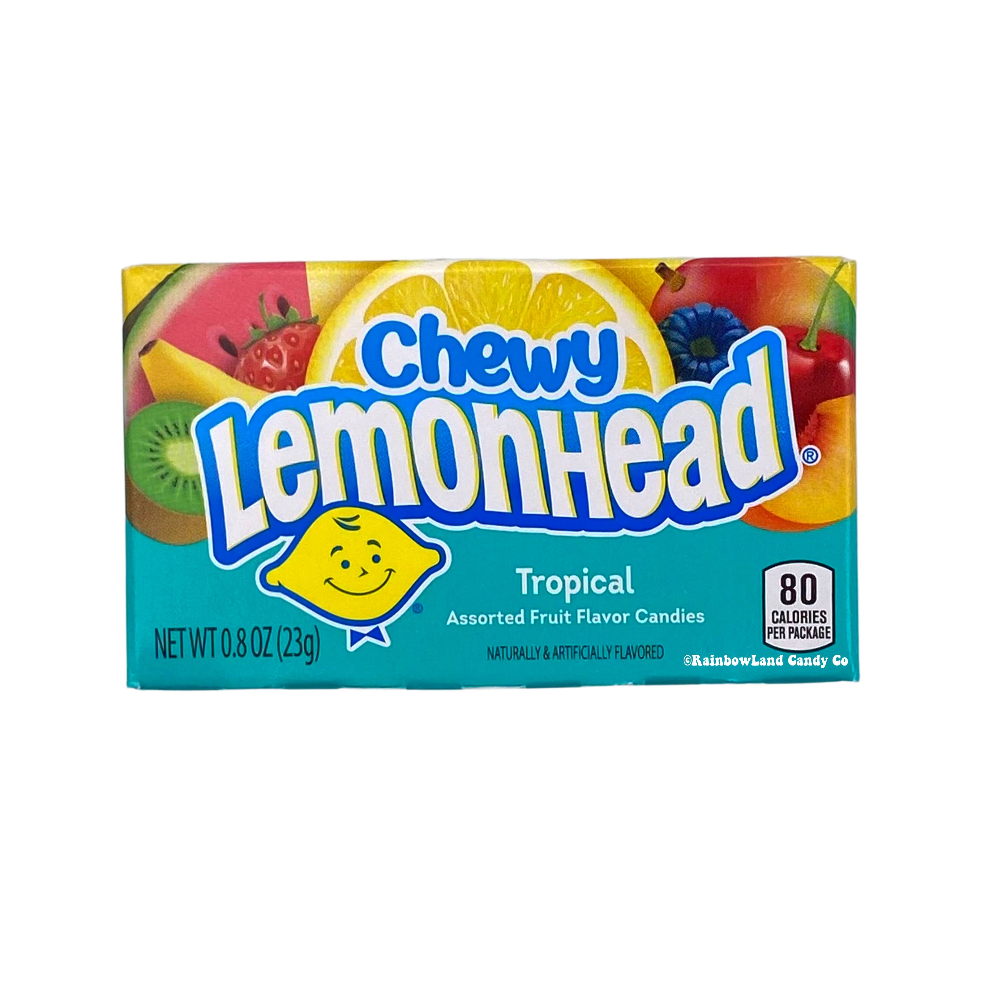 Chewy Lemonhead Tropical Assorted Fruit Flavored Candies - 23g
