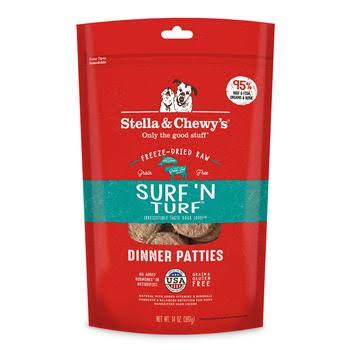 Stella & Chewy's Freeze Dried Surf & Turf Dinner Patties Dog Food