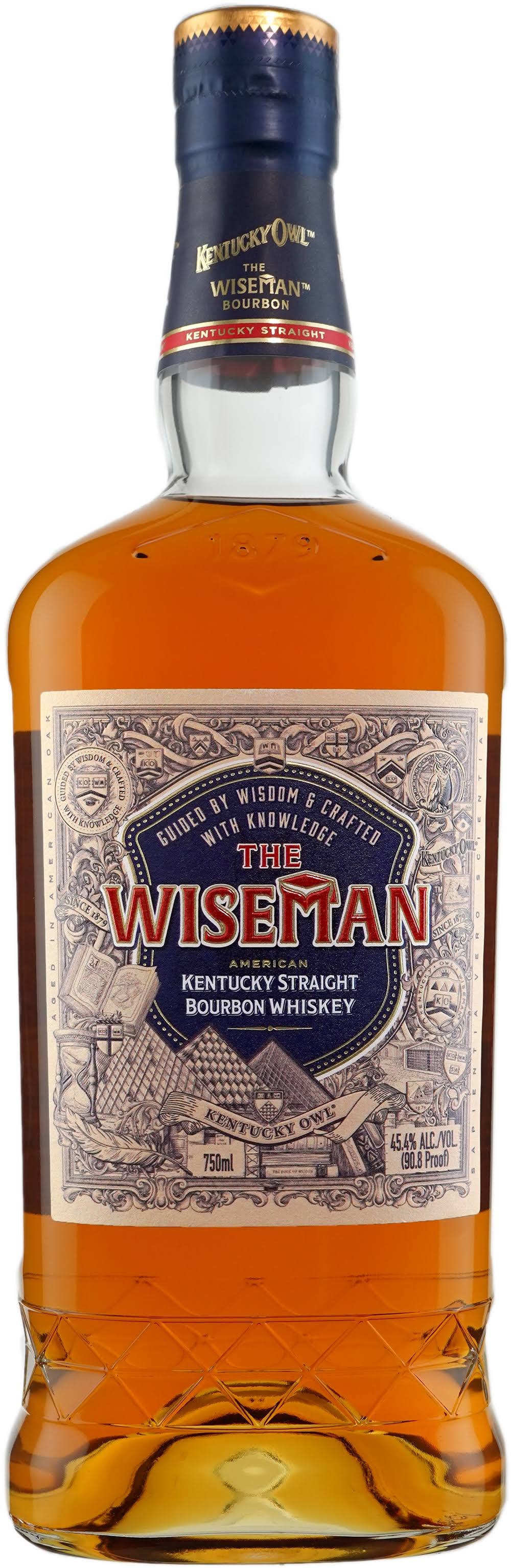 The Wiseman Bourbon Whiskey, Kentucky Straight - 750 ml
