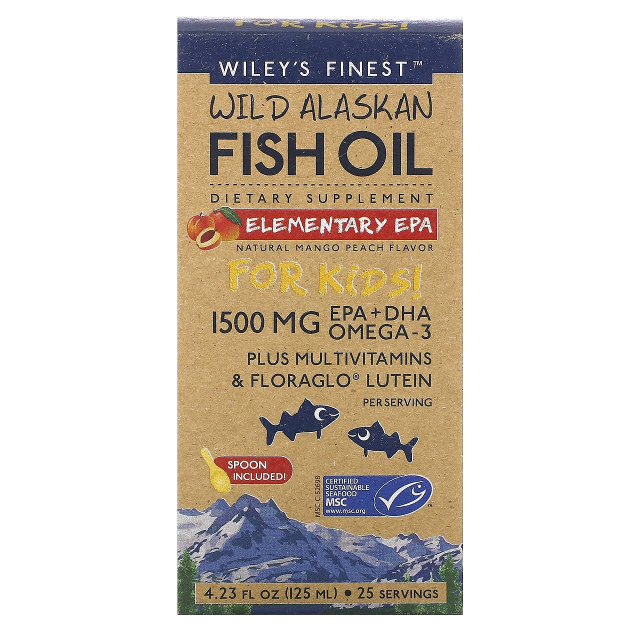 Wileys Finest Wild Alaskan Fish Oil - 125ml, 1500mg