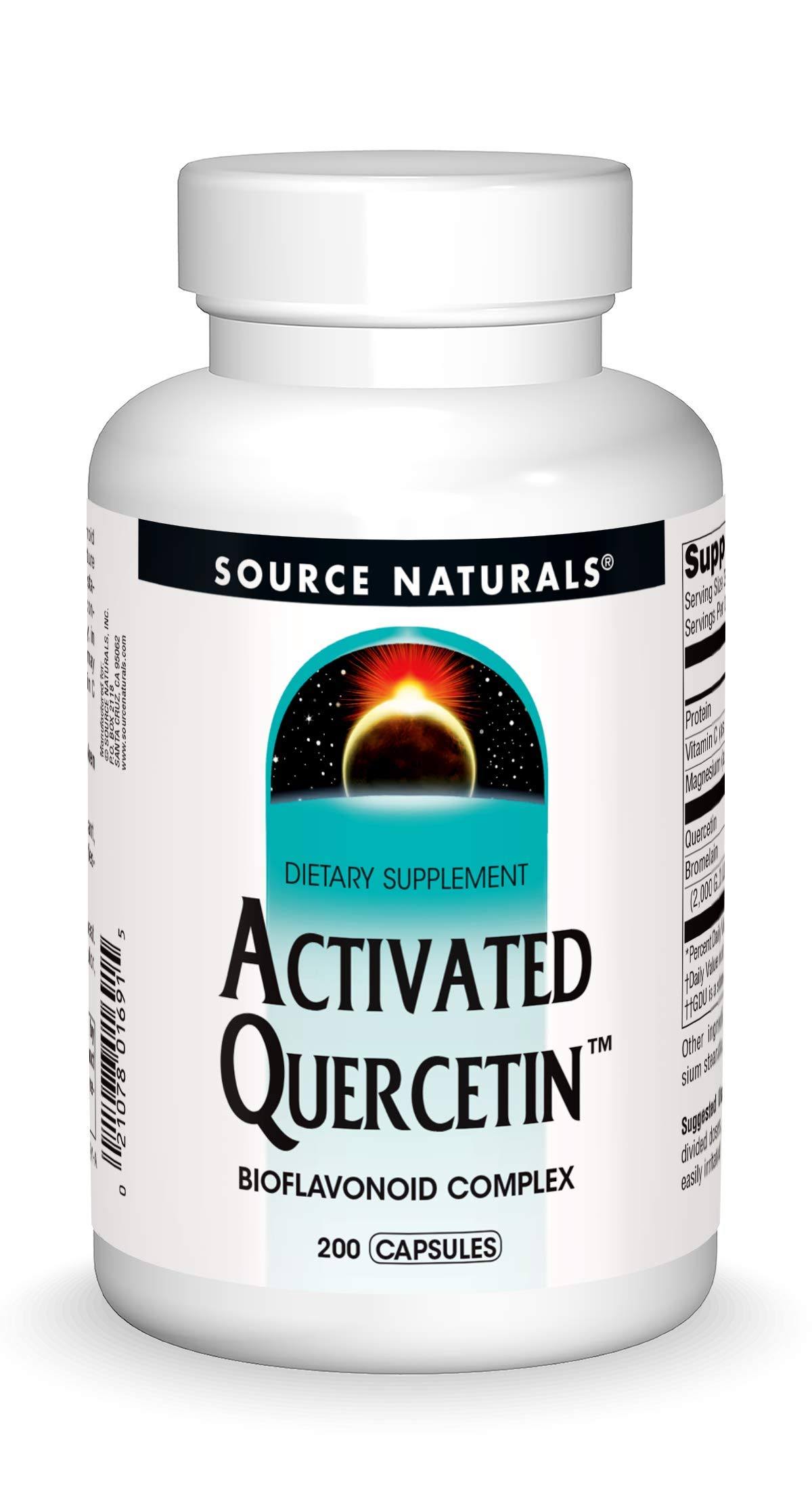 Source Naturals Activated Quercetin Dietary Supplement - 200 Tablets
