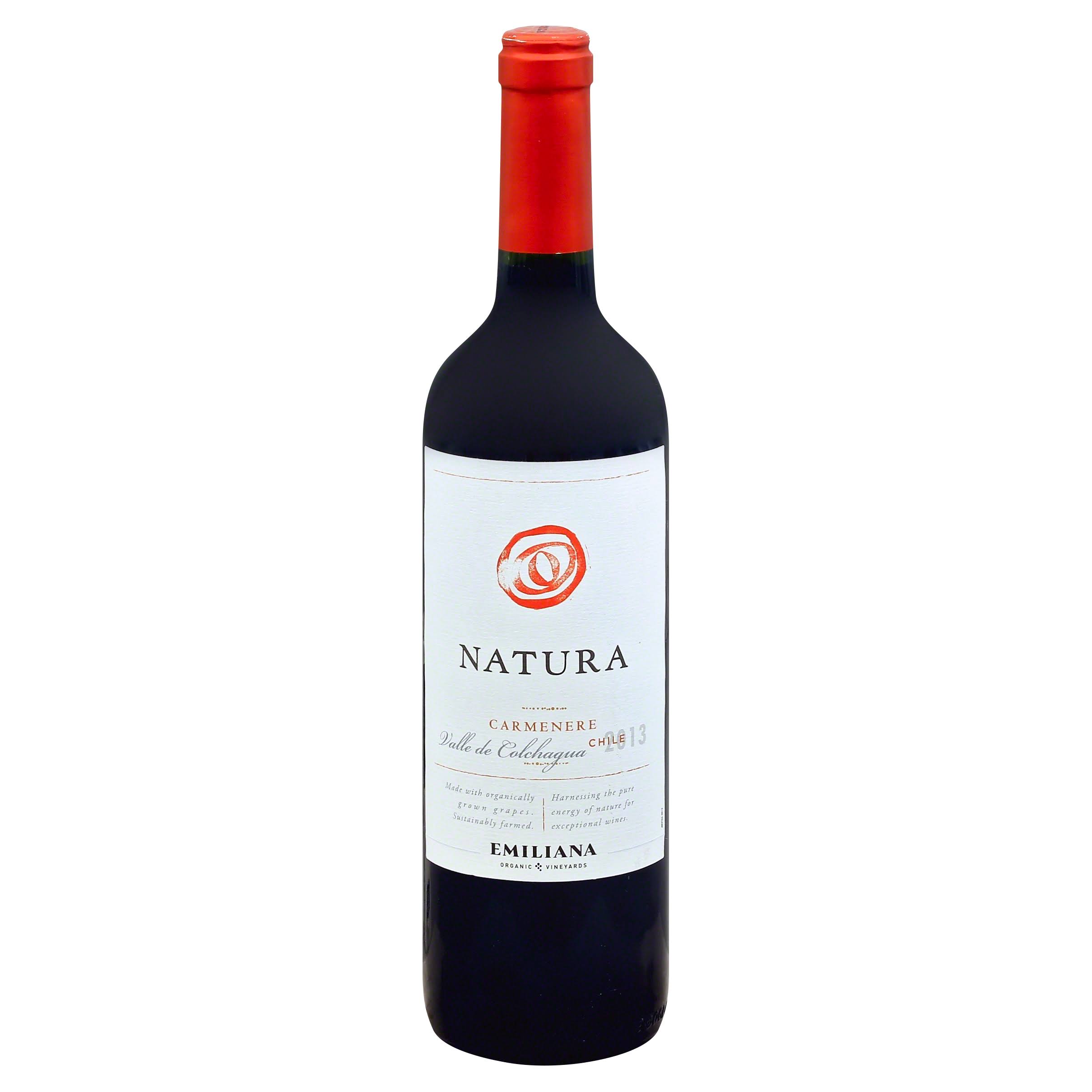 Emiliana Natura Carmenere Wine, Chile (Vintage Varies) - 750 ml bottle