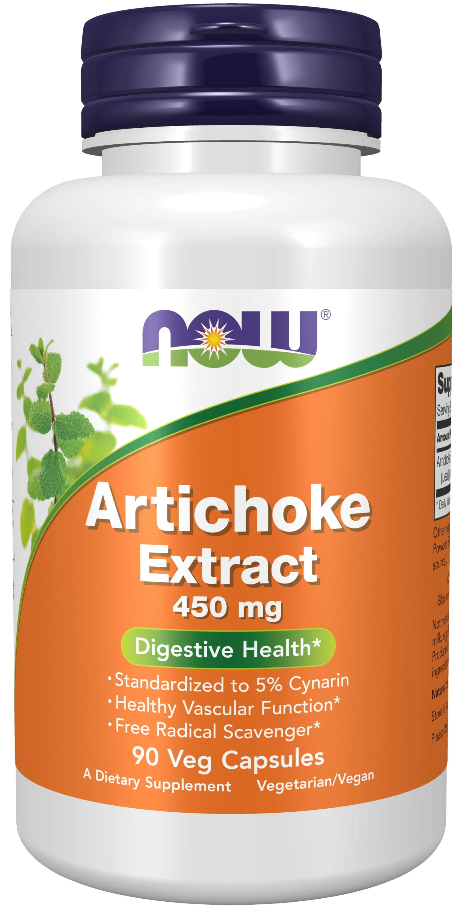 Now Foods Artichoke Extract - 450mg, 90 Vegetable Capsules