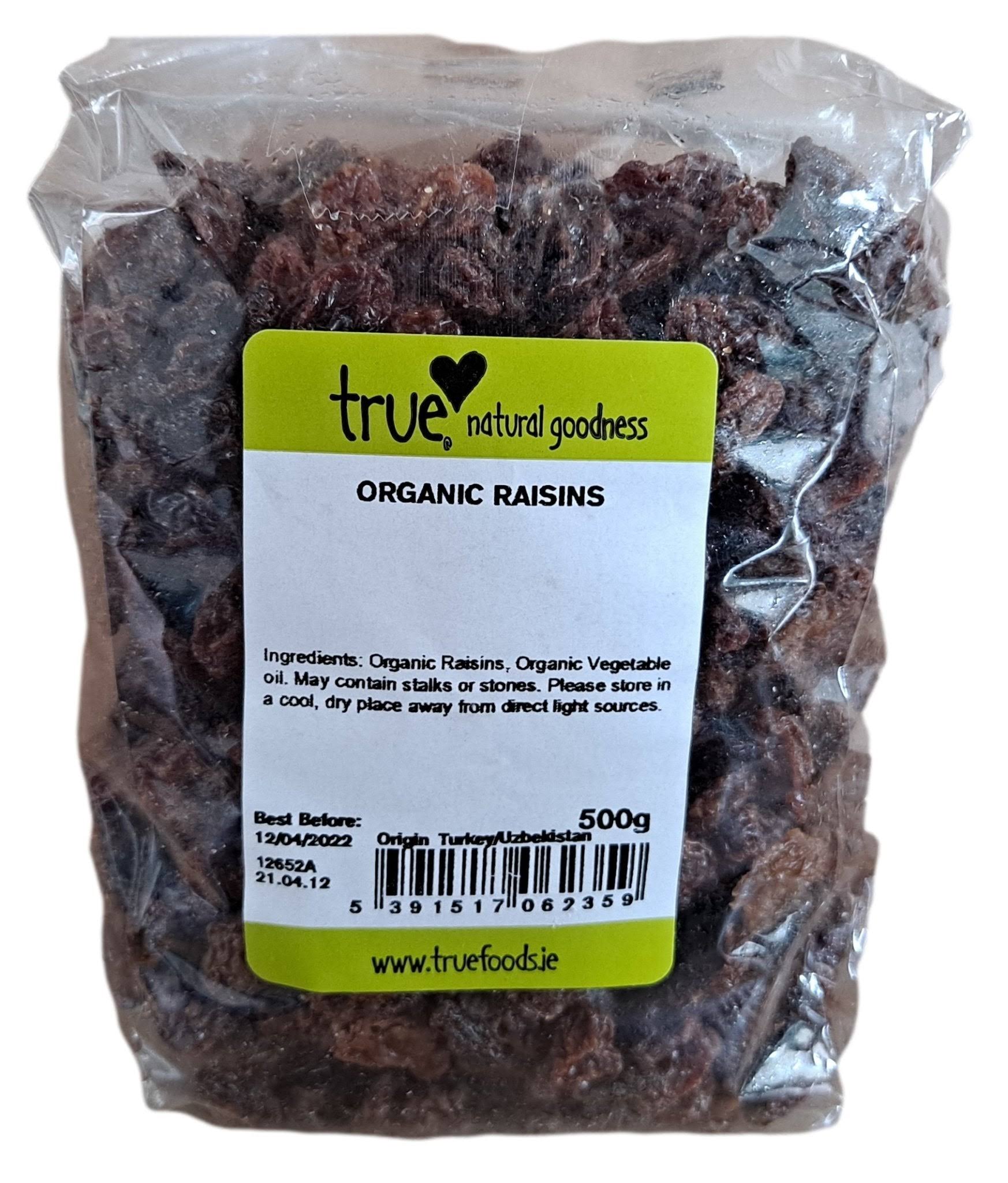 True Natural Goodness Organic Raisins 500g
