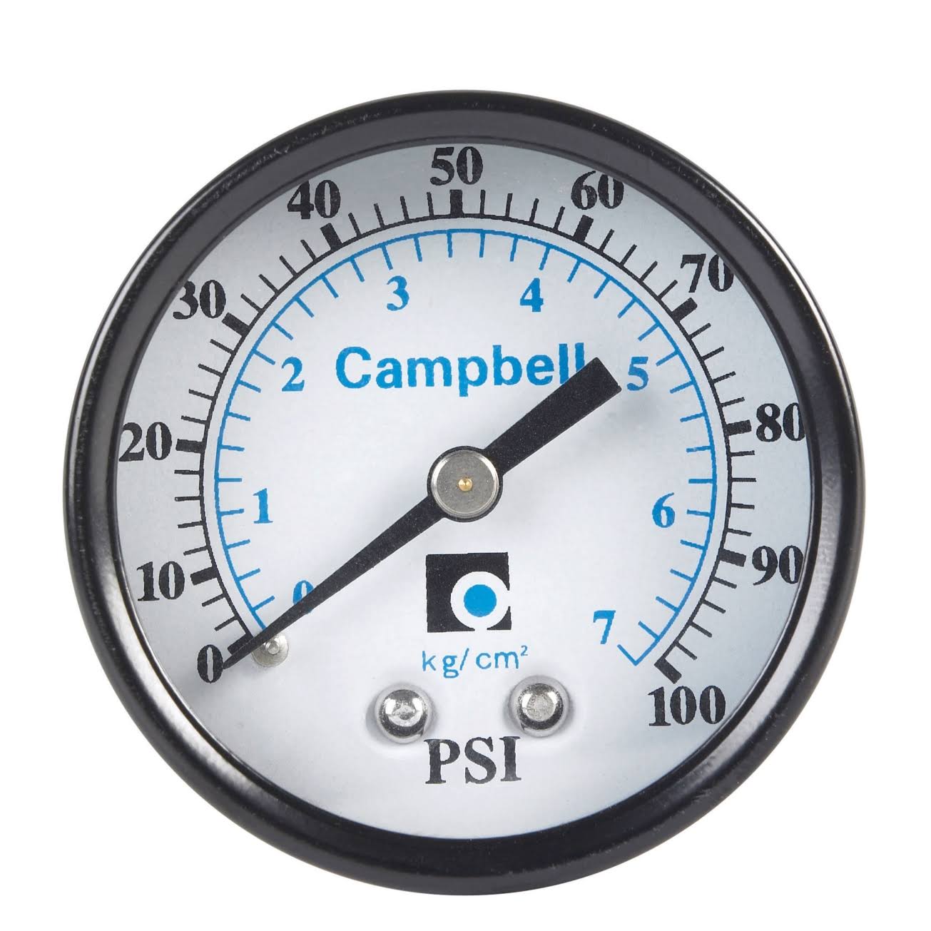 Campbell 0-100 PSI Polycarbonate Pressure Gauge