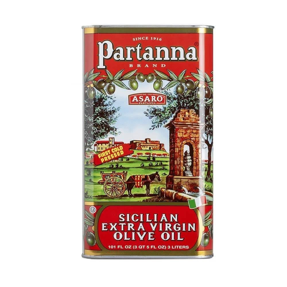 Partanna Extra Virgin Olive Oil 101 oz Tin