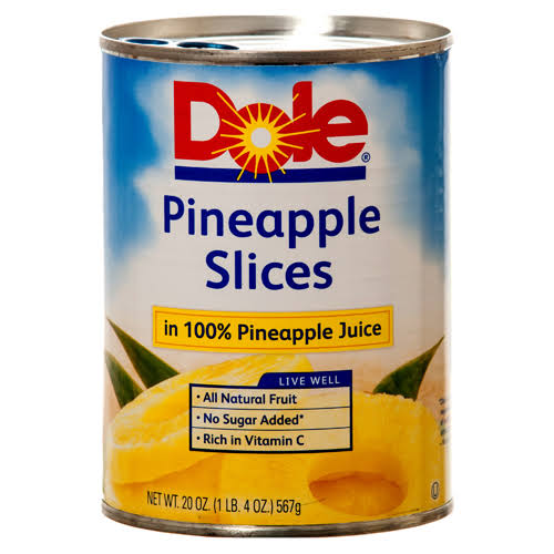 Dole Pineapple Slices - 20 oz