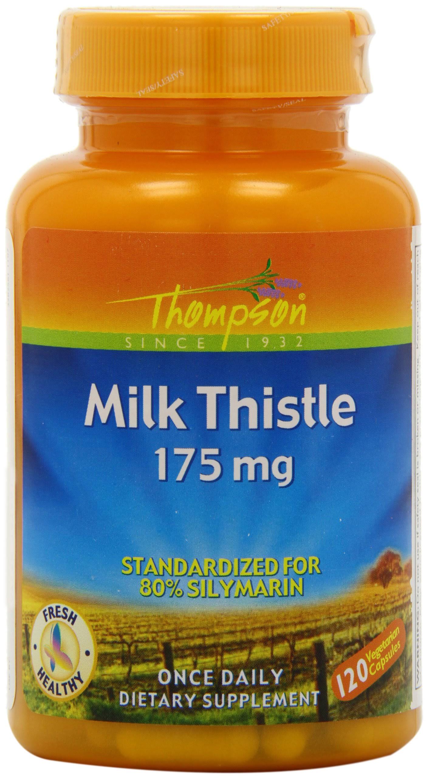 Thompson Milk Thistle Dietary Supplement - 120ct