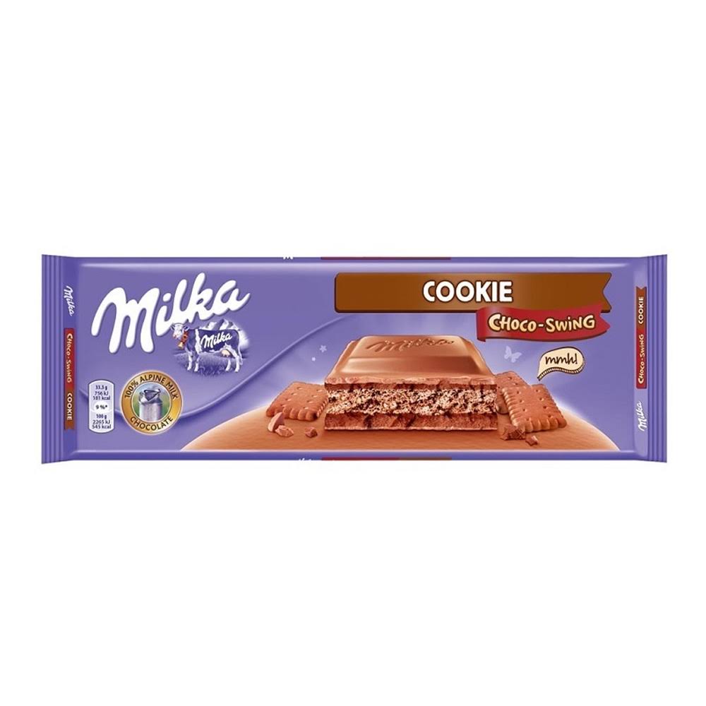 Milka Mmmax Choco & Cookie Chocolate Bar, 10.5 oz.