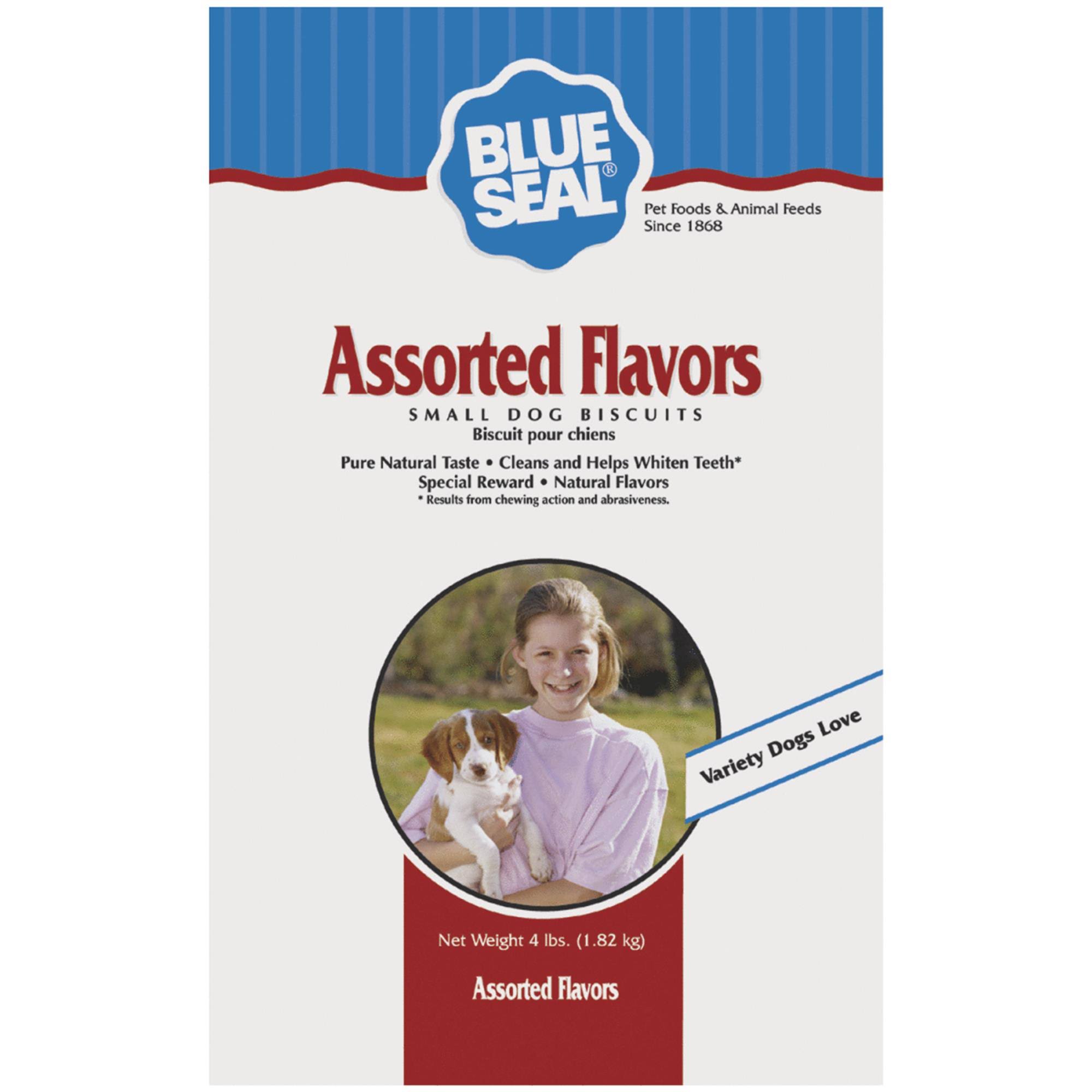 Kent Nutrition Blue Seal Small Dog Biscuit - Assorted Flavor, 4lbs