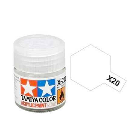 Tamiya 81520 - Acrylic Mini X-20A Thinner 10ml Bottle