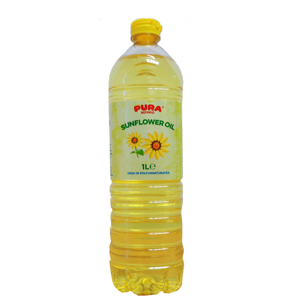 Pura Refined Sunflower Oil - 1l