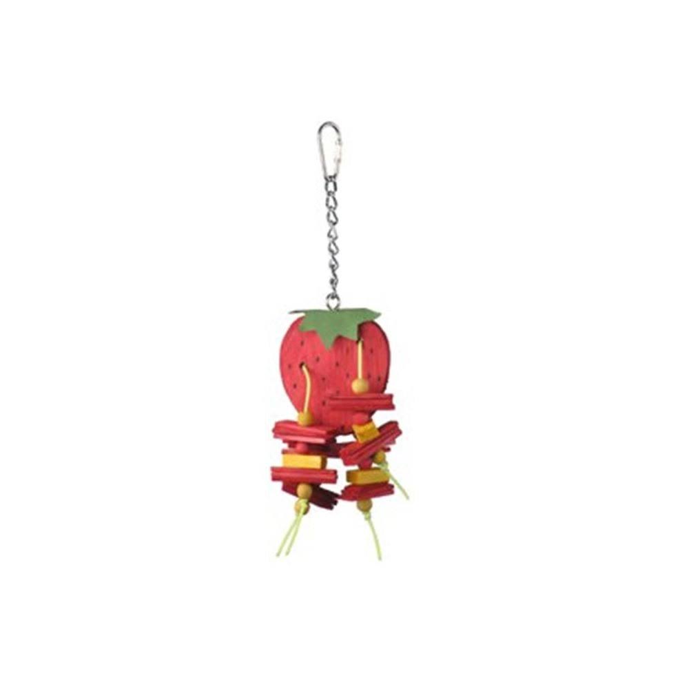A&E Cage HB01422 Happy Beaks Strawberry Bird Toy - Small
