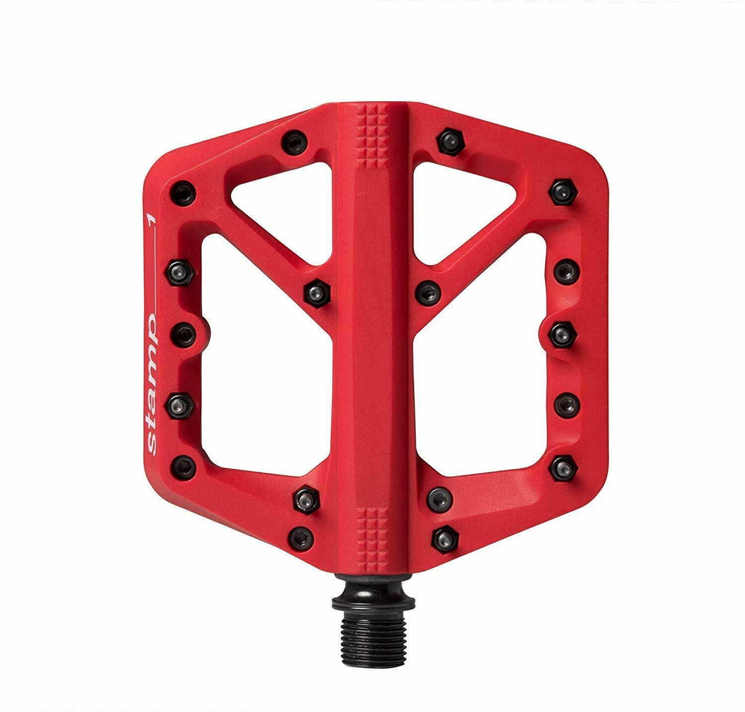 Crank Brothers Crankbrothers Unisex's Stamp 1 Bike Pedals - Red