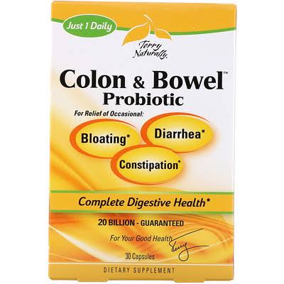 Terry Naturally Colon & Bowel Probiotic Capsules - x30