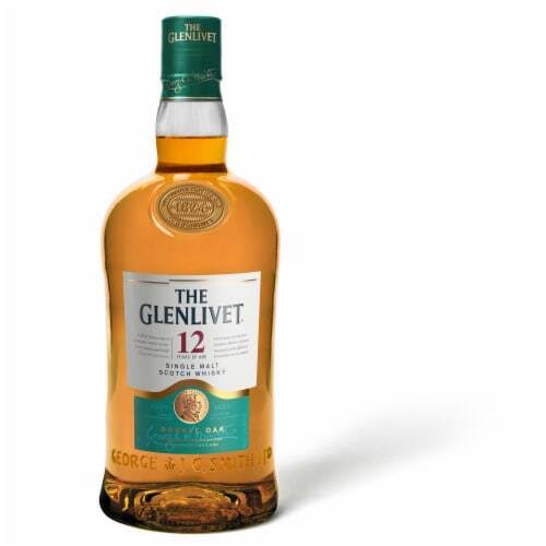 The Glenlivet 12 Year Single Malt Scotch Whisky - 1.75l