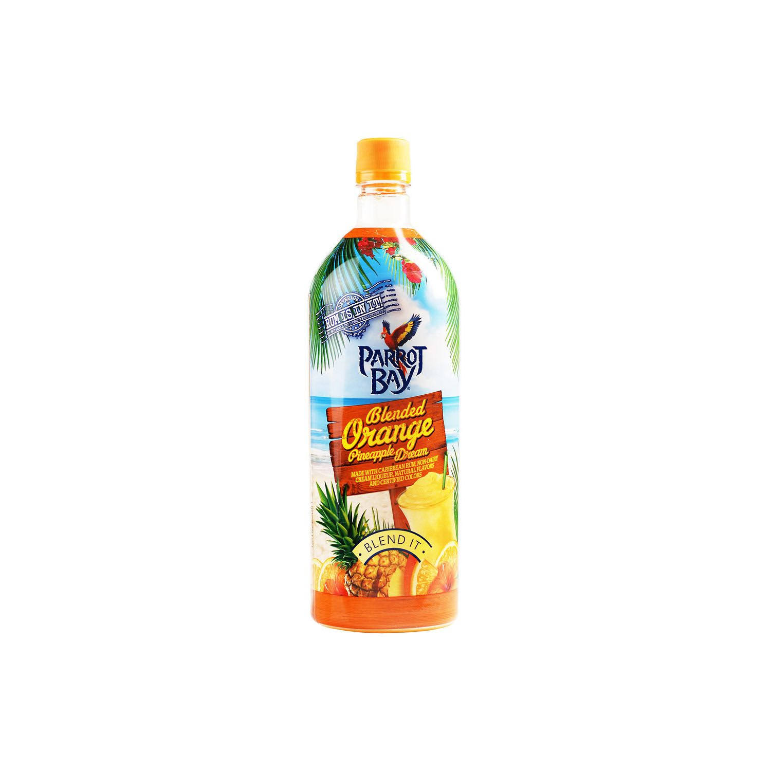 Parrot Bay Caribbean Rum, with Natural Orange Flavors - 750 ml