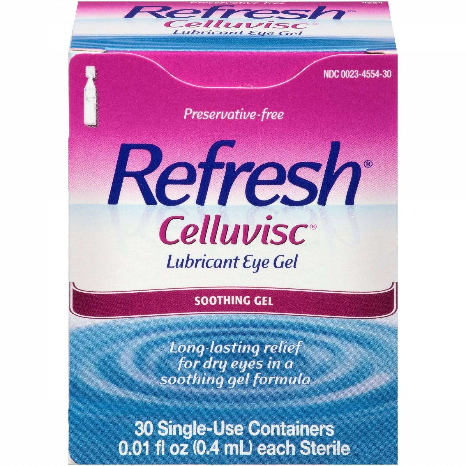Allergan Refresh Celluvisc Lubricant Eye Drops - 30 Sterile Single-Use Containers, .4ml