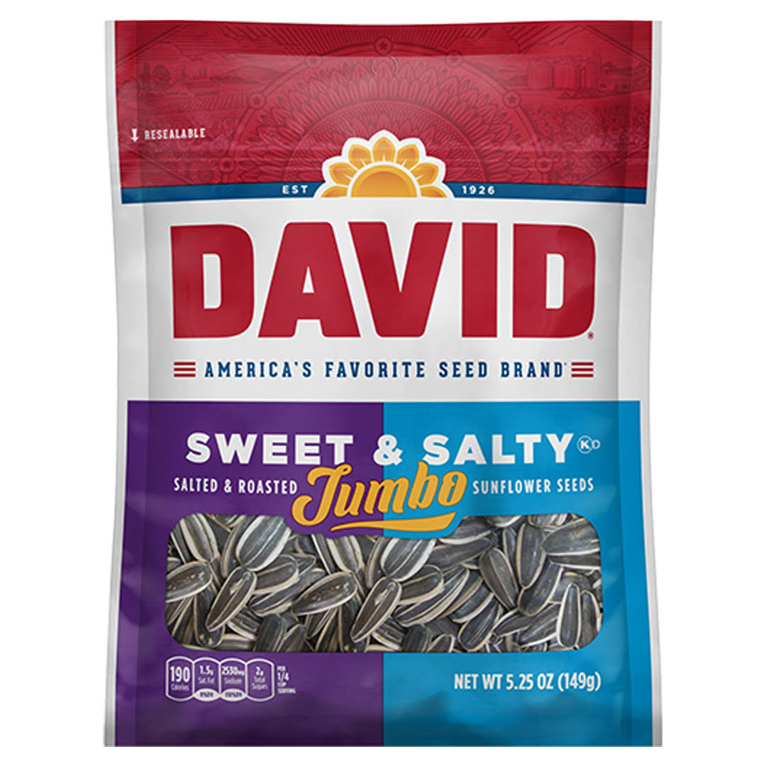 David Jumbo Sunflower Seeds - Sweet and Spicy, 5.25oz