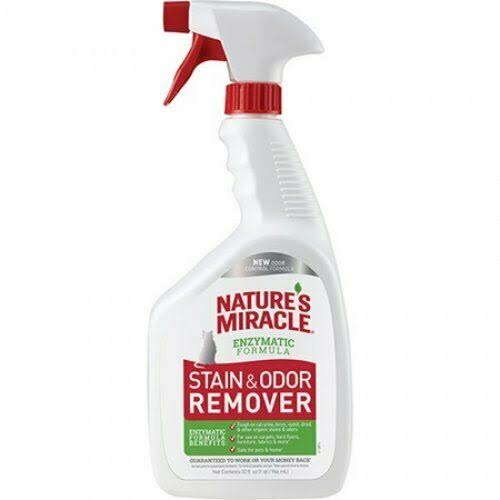Nature's Miracle Cat Stain & Odor Remover Spray 32oz Enzymatic Formula