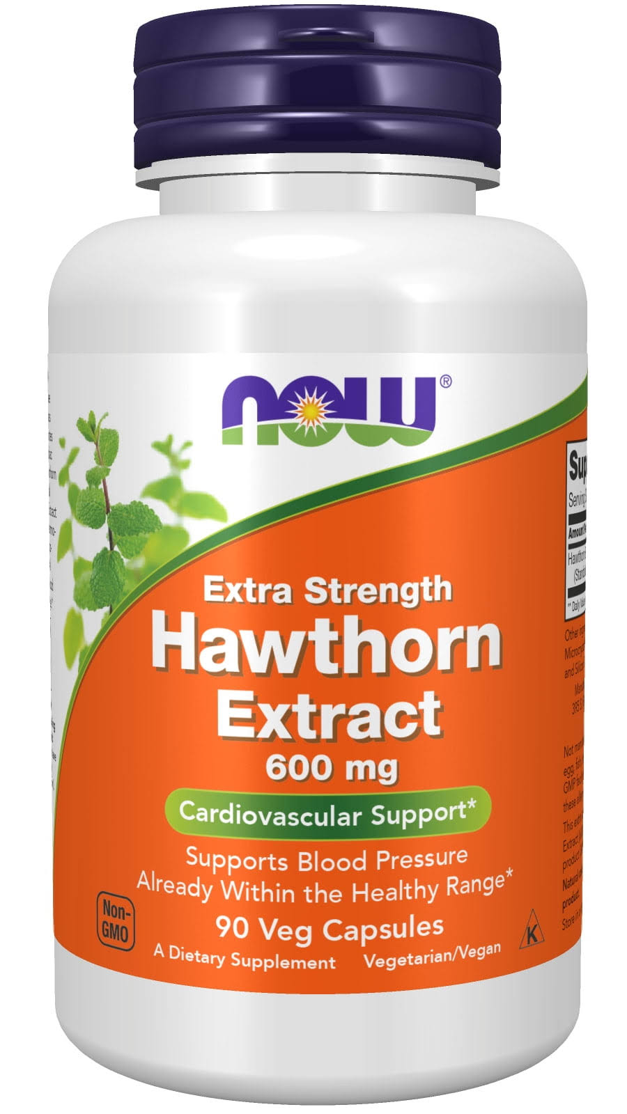 Now Foods Hawthorn Extract Dietary Supplement - 600mg, 90ct