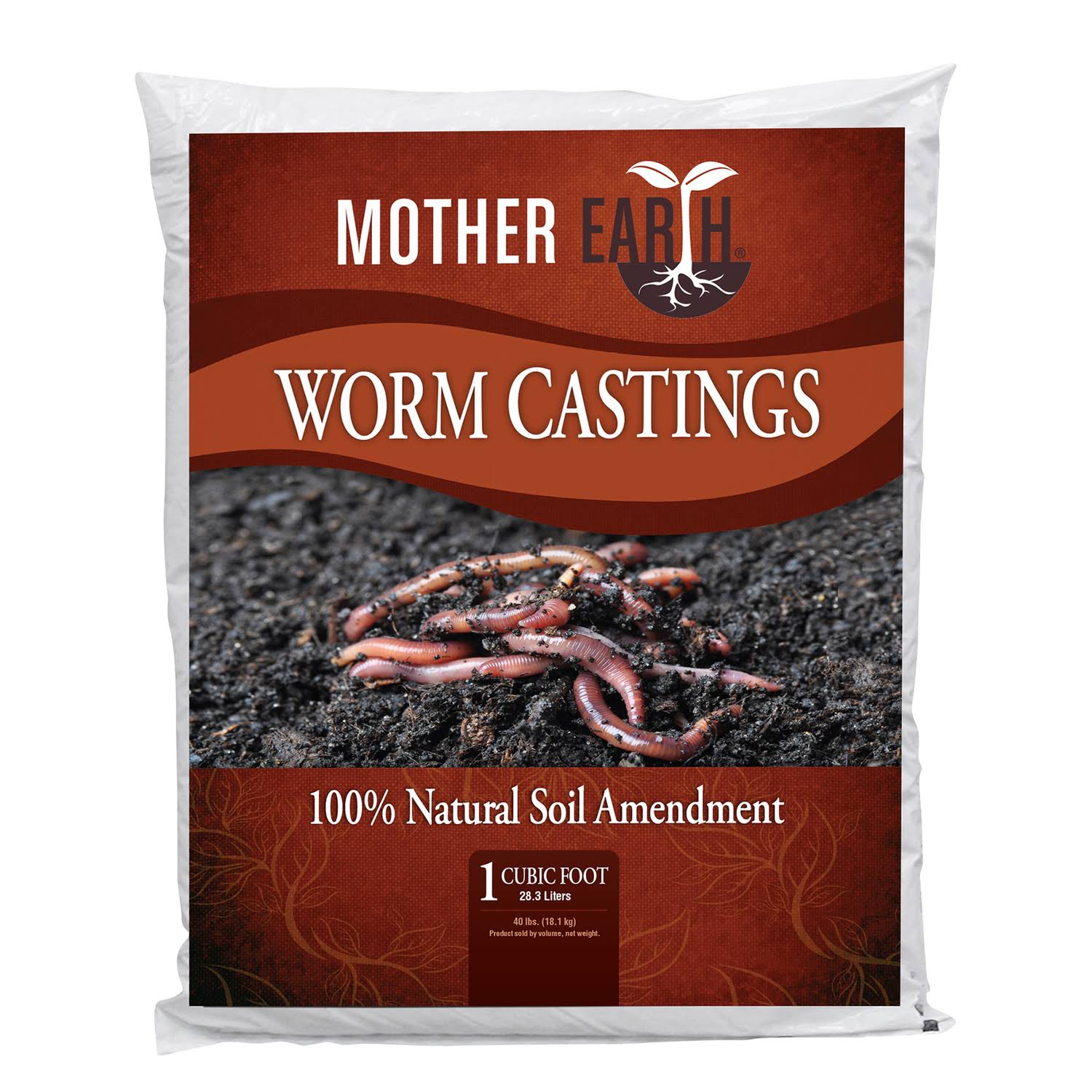 Mother Earth Worm Castings - 1 Cubic Feet