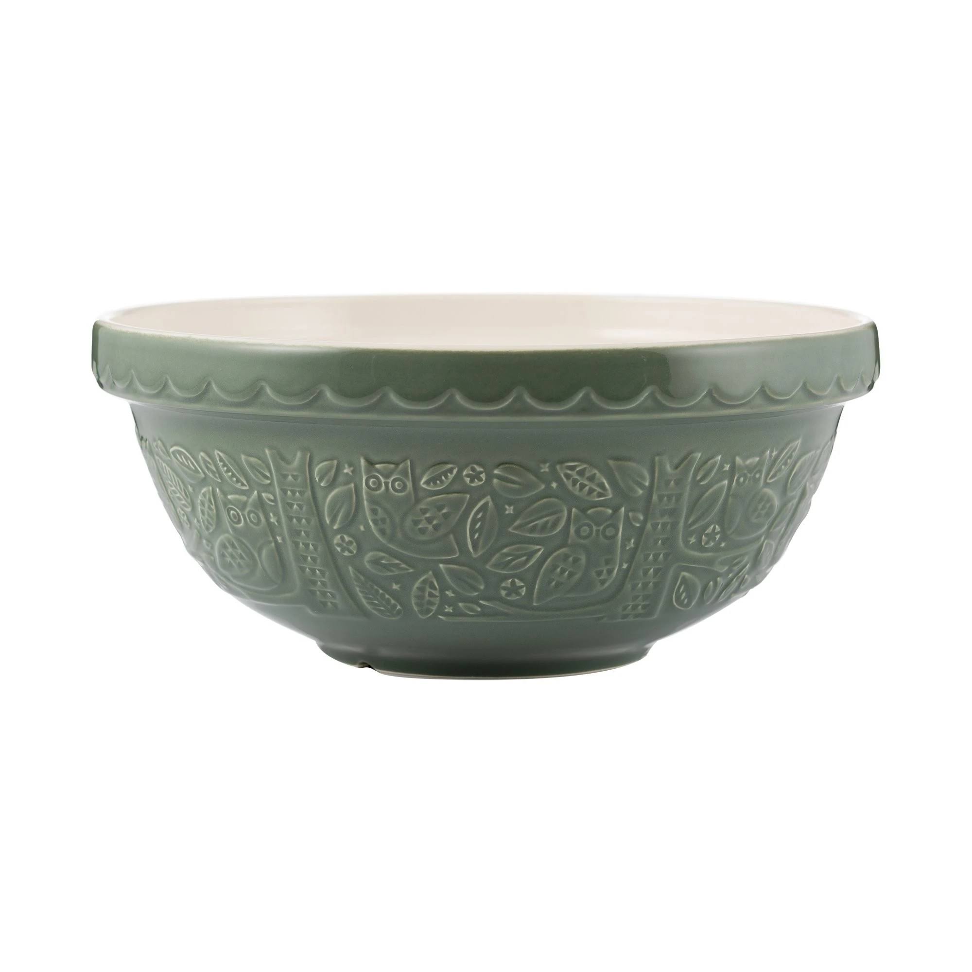 Mason Cash In The Forest Mixing Bowl 26cm Owl Green