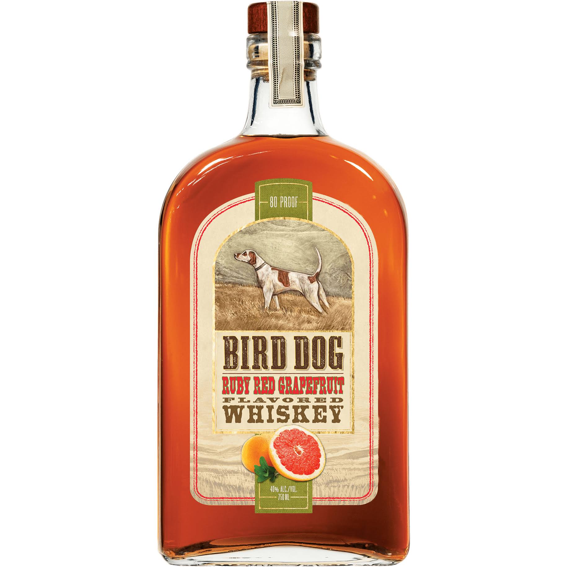 Bird Dog Whiskey - Ruby Red Grapefruit Flavored, 750ml