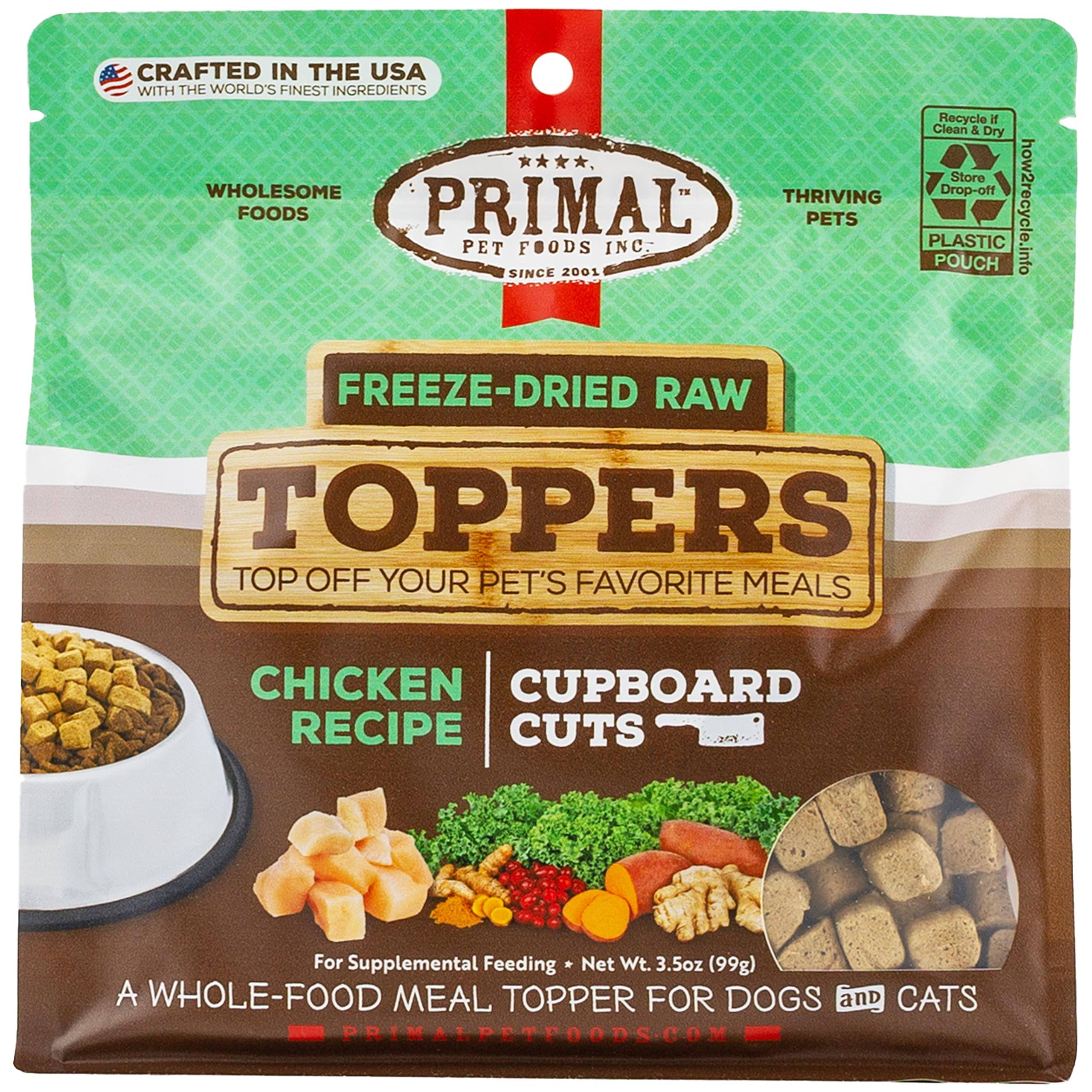 Primal Freeze Dried Cupboard Cuts Toppers | Chicken 3.5 oz