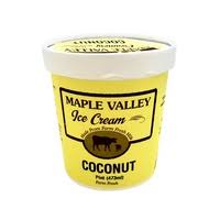 Maple Valley Ice Cream, Coconut - pint (473 ml)