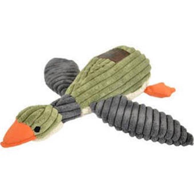 Tall Tails Duck with Squeaker - Sage/Charcoal, 12"