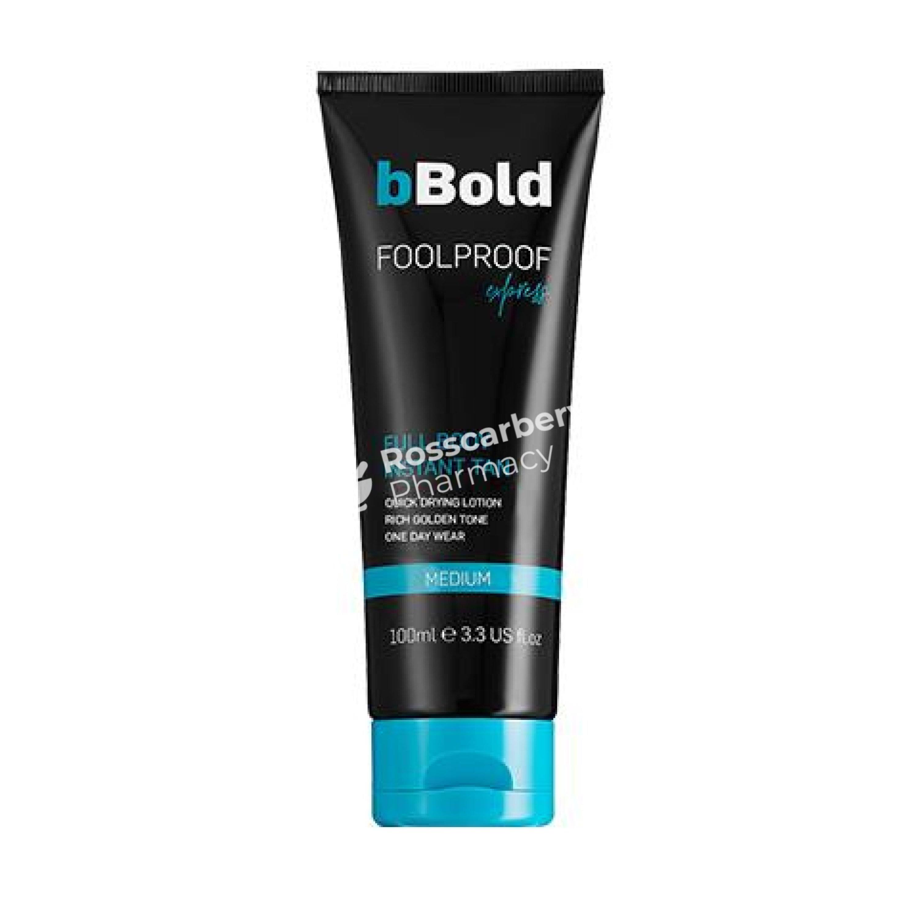 bBold FoolProof Express Instant Tan Lotion - Medium-Dark 100ml