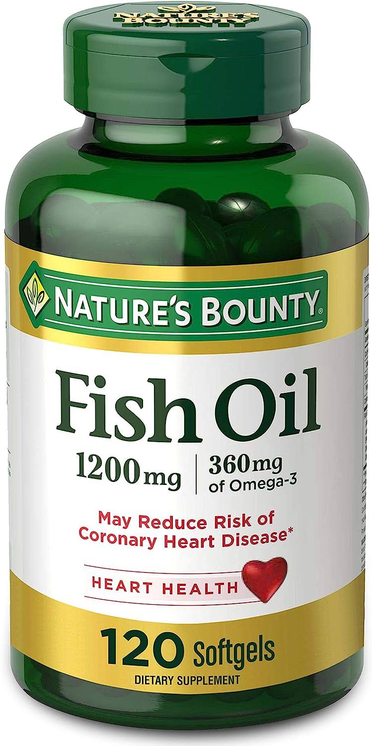 Nature's Bounty Fish Oil - 1200mg, x120