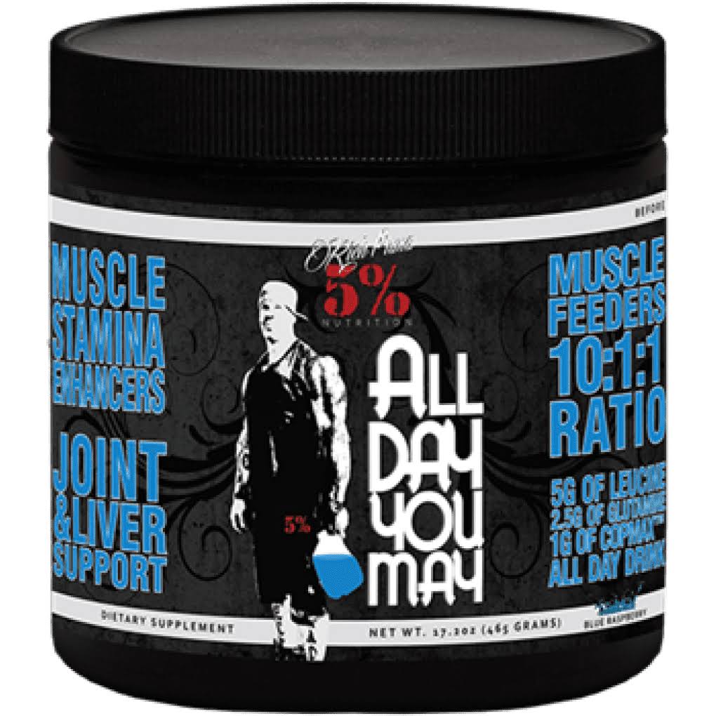 Rich Piana 5% Nutrition All Day You May BCAA - 465g