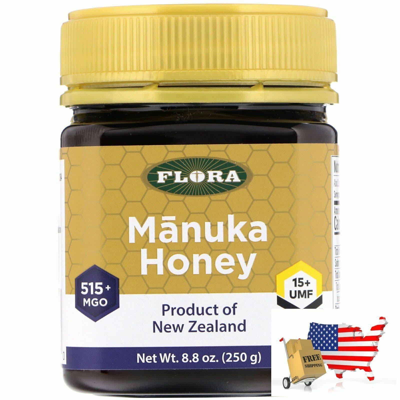 Flora, Manuka Honey, MGO 515+, 8.8 oz (250 g)