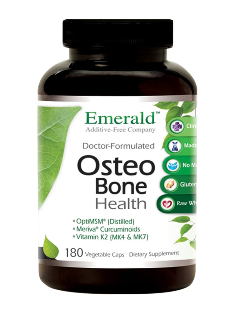 Emerald Laboratories Osteo Bone Health Dietary Supplement - 180 Vegetable Capsules