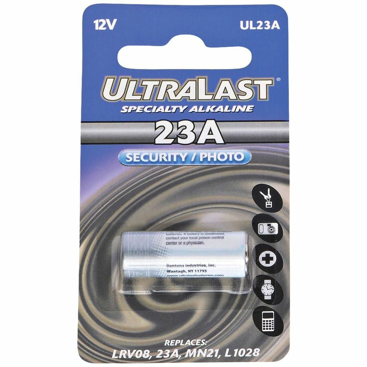 UltraLast UL23A Standard Alkaline Camera Battery - 12V