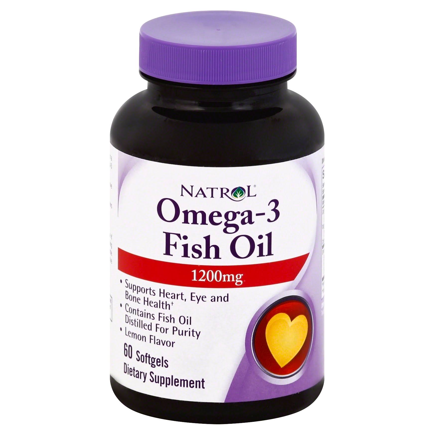 Natrol Omega-3 Fish Oil Lemon