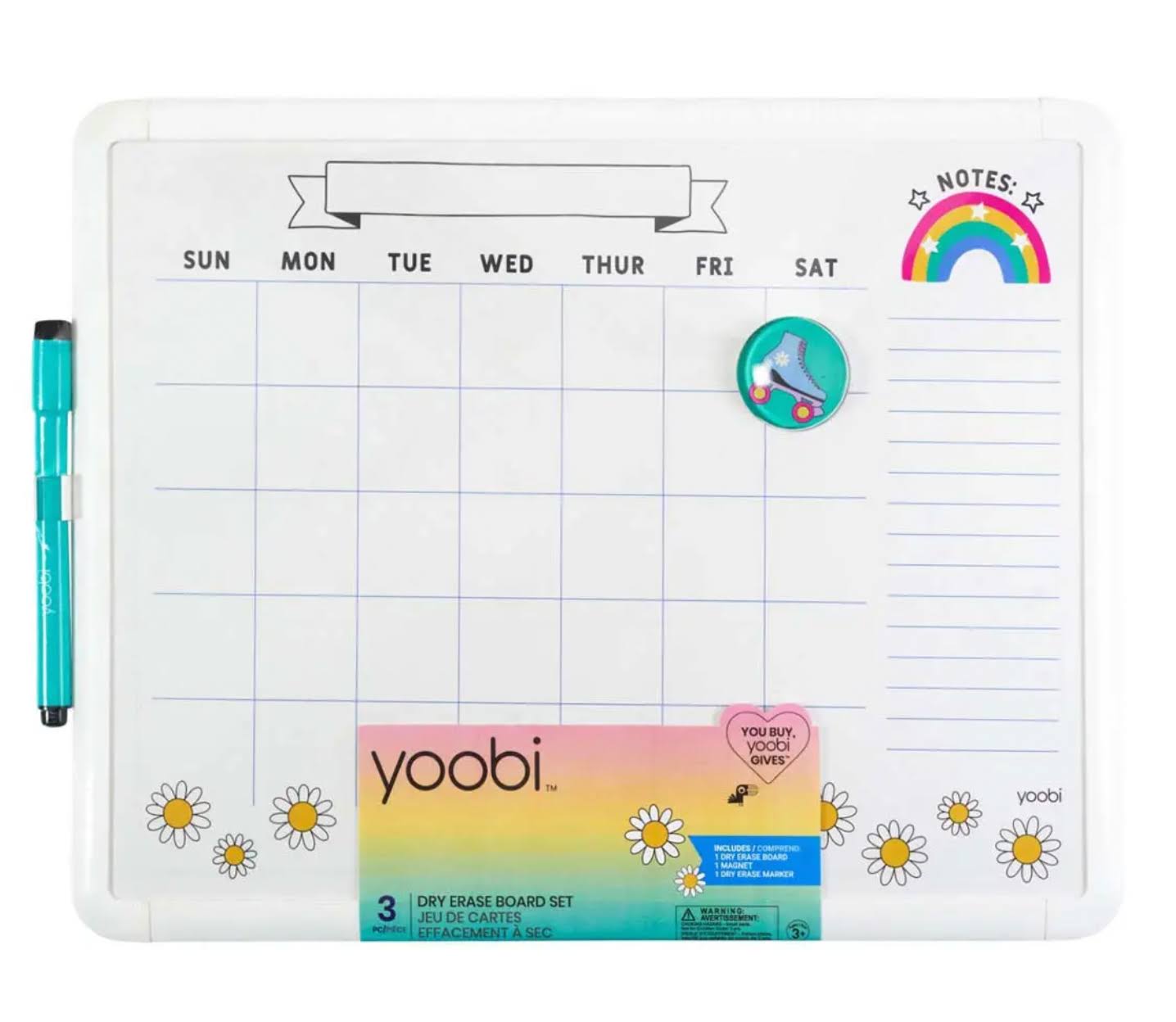 Yoobi Dry Erase Board