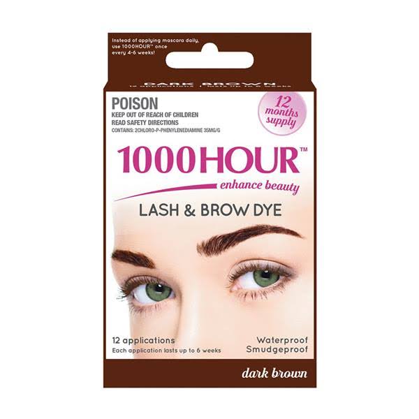 1000 Hour Dark Brown Eyelash & Brow Dye Kit
