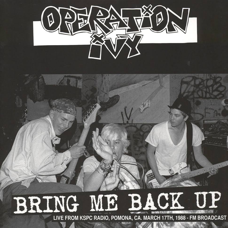 Operation Ivy - Bring Me Back Up Vinyl LP