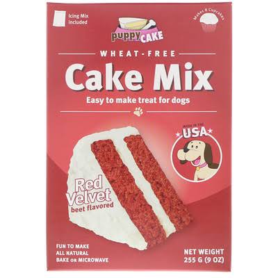 Puppy Cake Wheat-Free Cake Mix for Dogs - Red Velvet, 255g