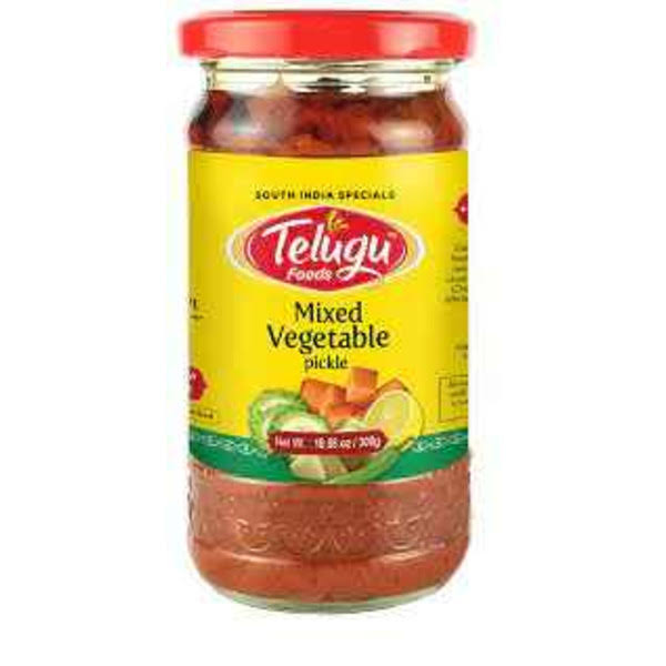 Telugu Mixed Vegetable Pickle - 300 GM (10 oz)