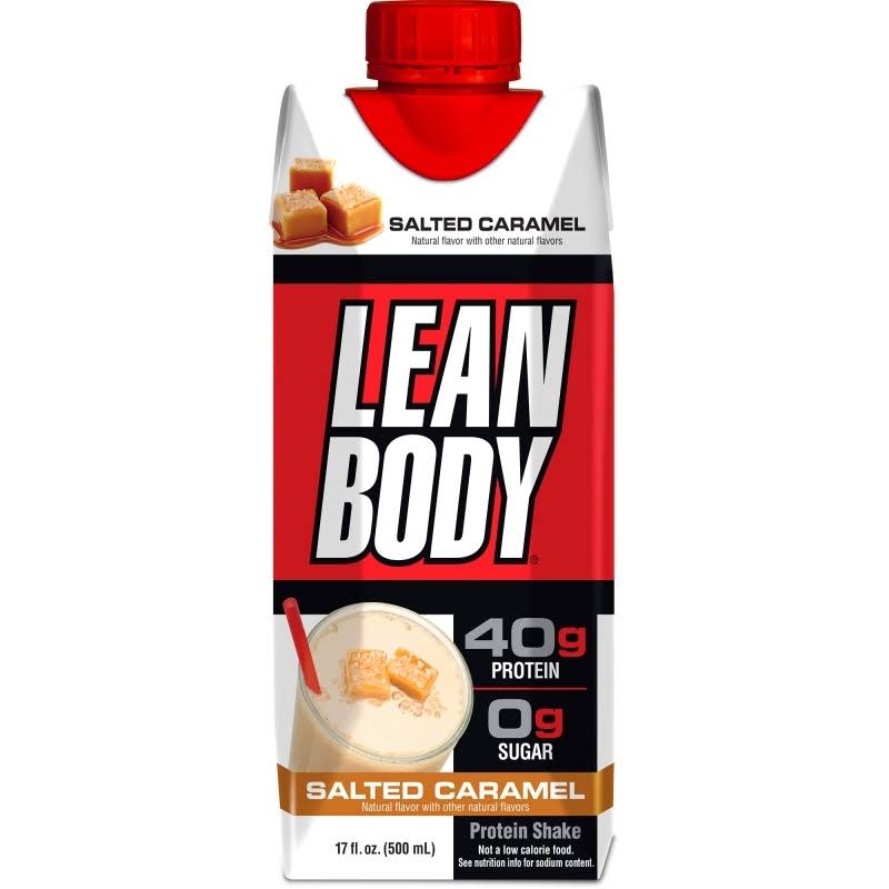 Labrada Nutrition Lean Body Whey Protein Shake - Salted Caramel, 17oz