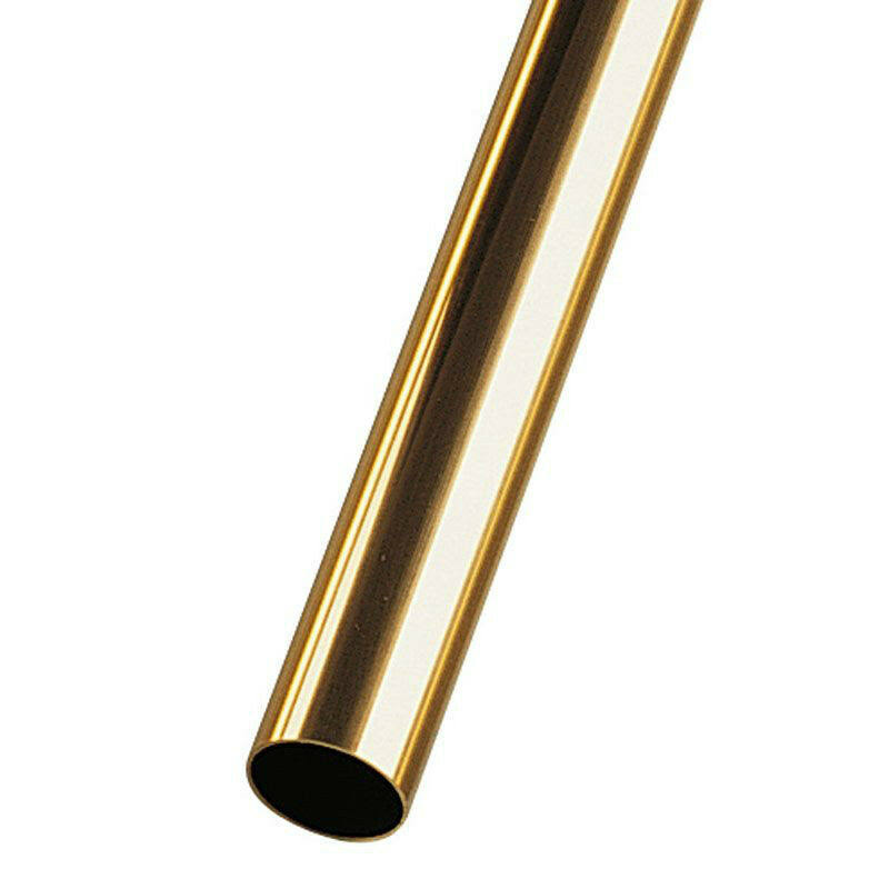 K&S [8133] 12in 5/16 Round Brass Tube .014 Wall