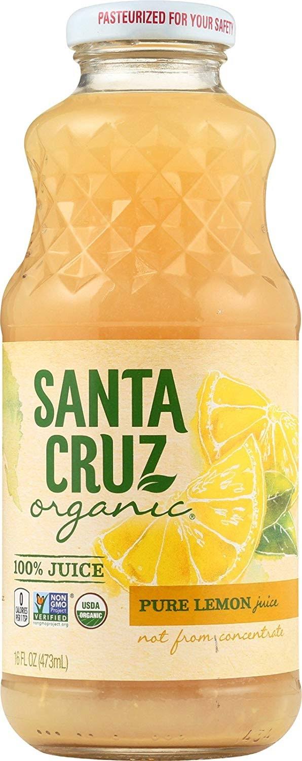 Santa Cruz Organic Juice - Pure Lemon, 473ml