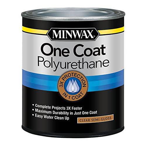 Minwax Semi Gloss Water Based Polyurethane - Clear, 32oz