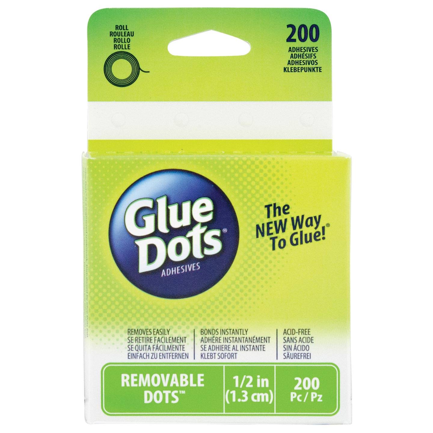 Glue Dots International Remove Adhesive Roll - 1/2", 200pc